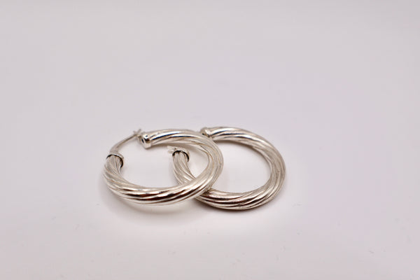 Sterling Silver Hoop Earrings