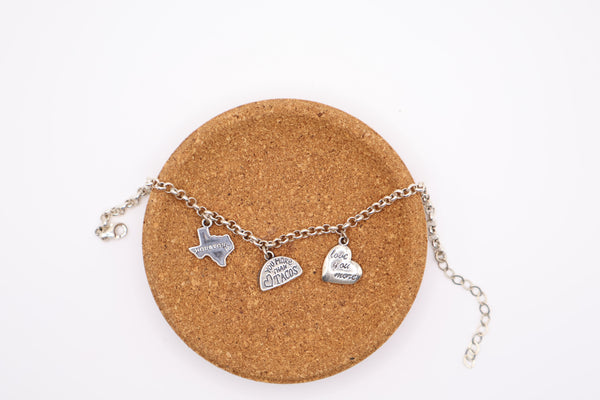 Sterling Silver Charm Bracelet