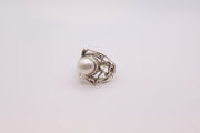 Sterling Silver & Pearl Ring