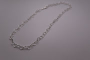 Sterling Silver Endless Heart Necklace