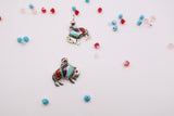 Buffalo genuine Native American handcrafted earrings