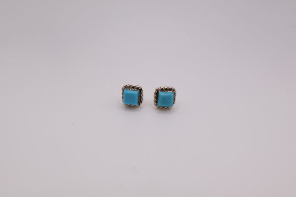 Zuni Turquoise Rope Studs