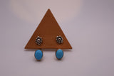 Sleeping Beauty Turquoise Jacket Earrings