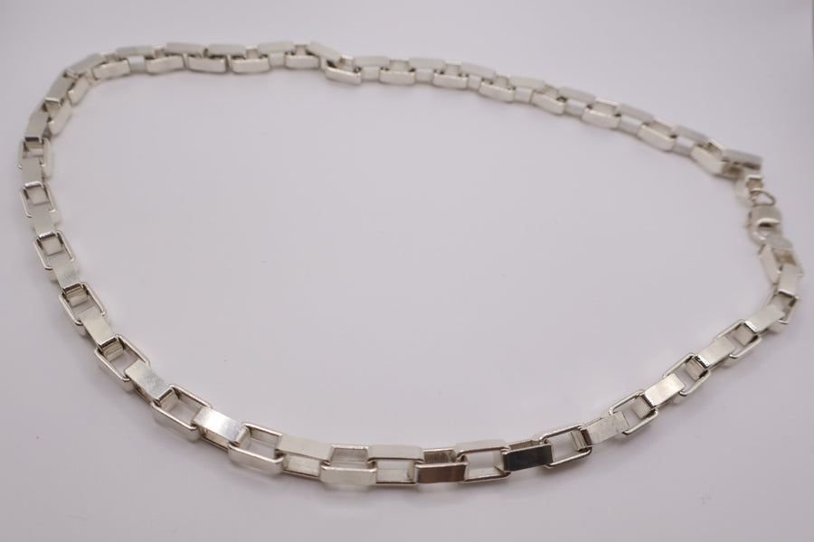 24in Heavy Sterling Silver Link Chain