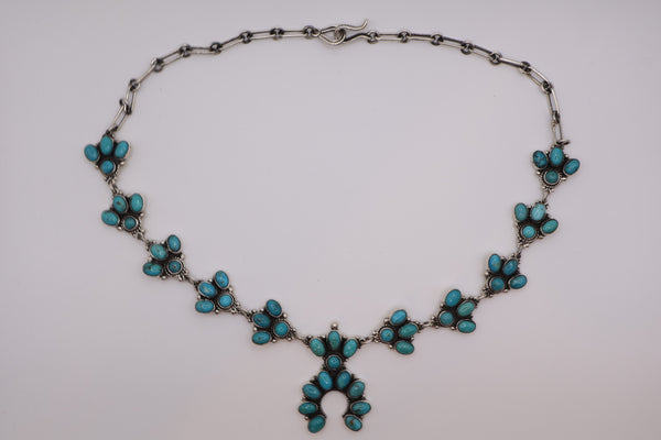 Mini Turquoise Squash Blossom