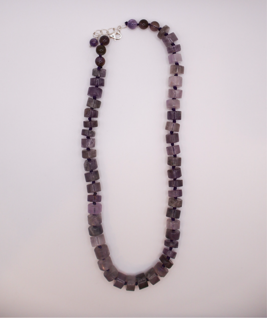 Amethyst Beaded Necklace