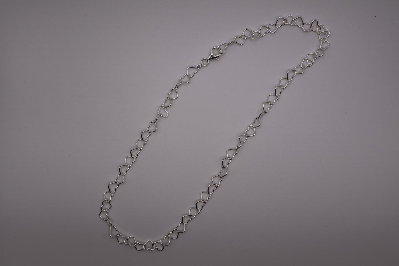 Sterling Silver Endless Heart Necklace
