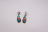 Sterling Silver Inlaid Earrings