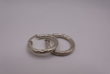 Sterling silver hoops