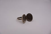 Sterling Silver Locket Ring