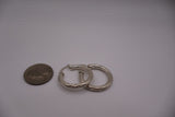 Sterling silver hoops