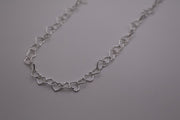 Sterling Silver Endless Heart Necklace