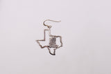 Sterling silver cowboy boots earrings
