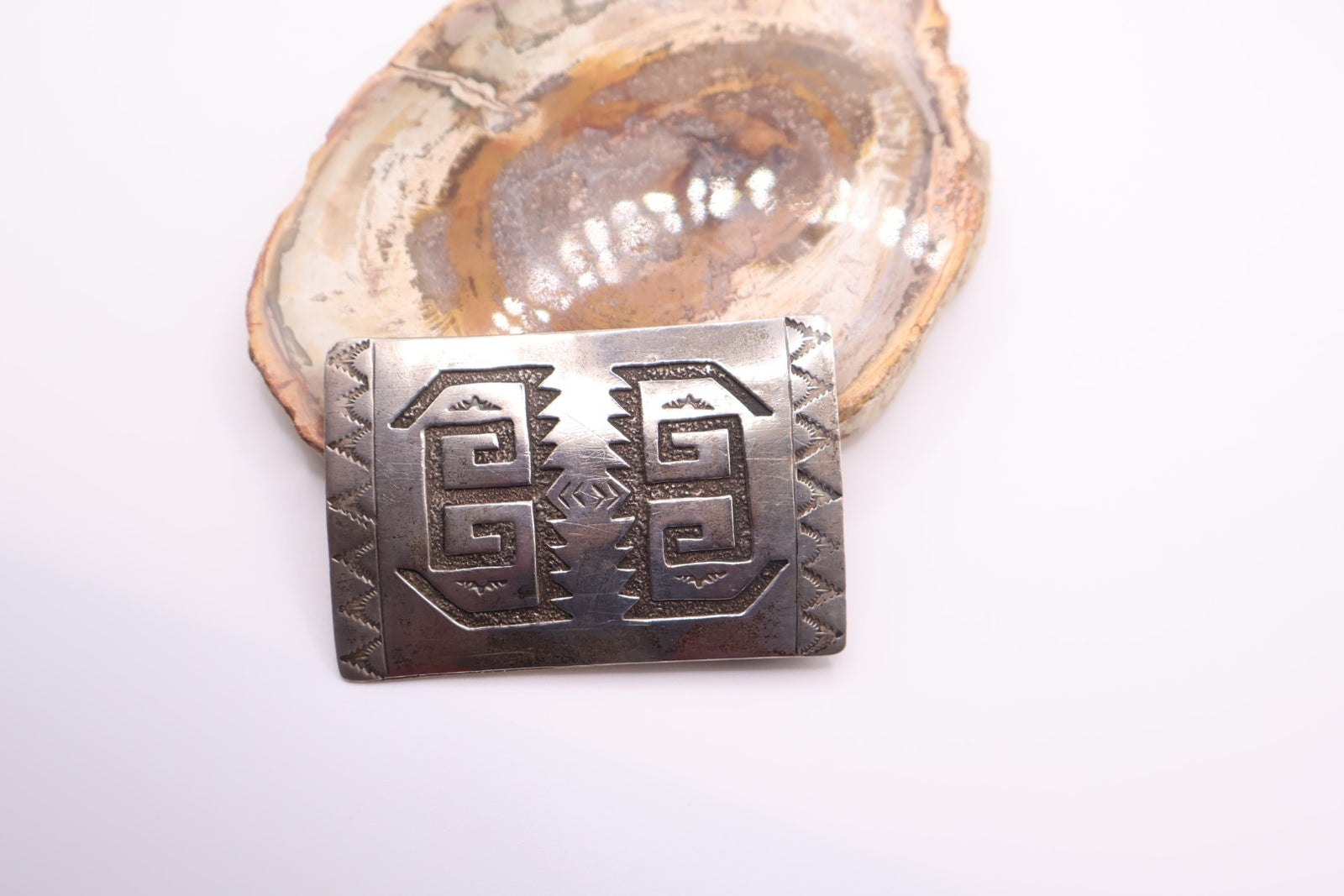 Native American Sterling Silver Belt buckle