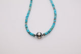 Sterling Kingman Turquoise Necklace