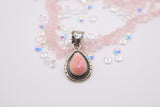 Pink conch shell pendant