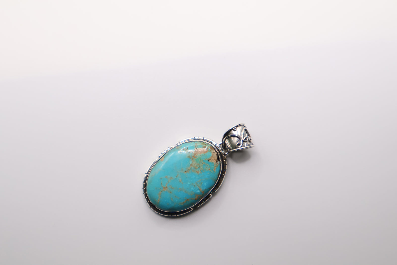 Sterling Silver Turquoise Pendant