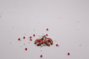 Spiney Oyster inlaid bear Earrings