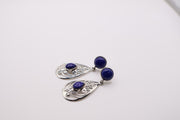Sterling Silver Lazuli Earrings