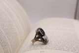 Black White Buffalo Ring