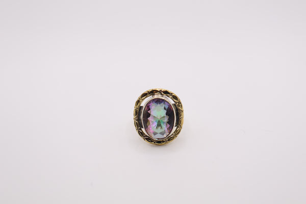 Sterling Silver Mystic Topaz Ring