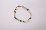 Sterling Silver paper clip bracelet