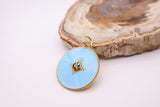 Sterling Silver Turquoise Topaz Pendant