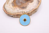 Sterling Silver Turquoise Topaz Pendant