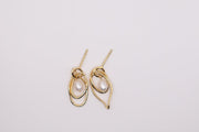 SS. Genuine pearl earrings