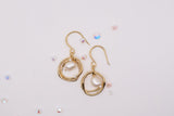 SS. genuine Pearl earrings