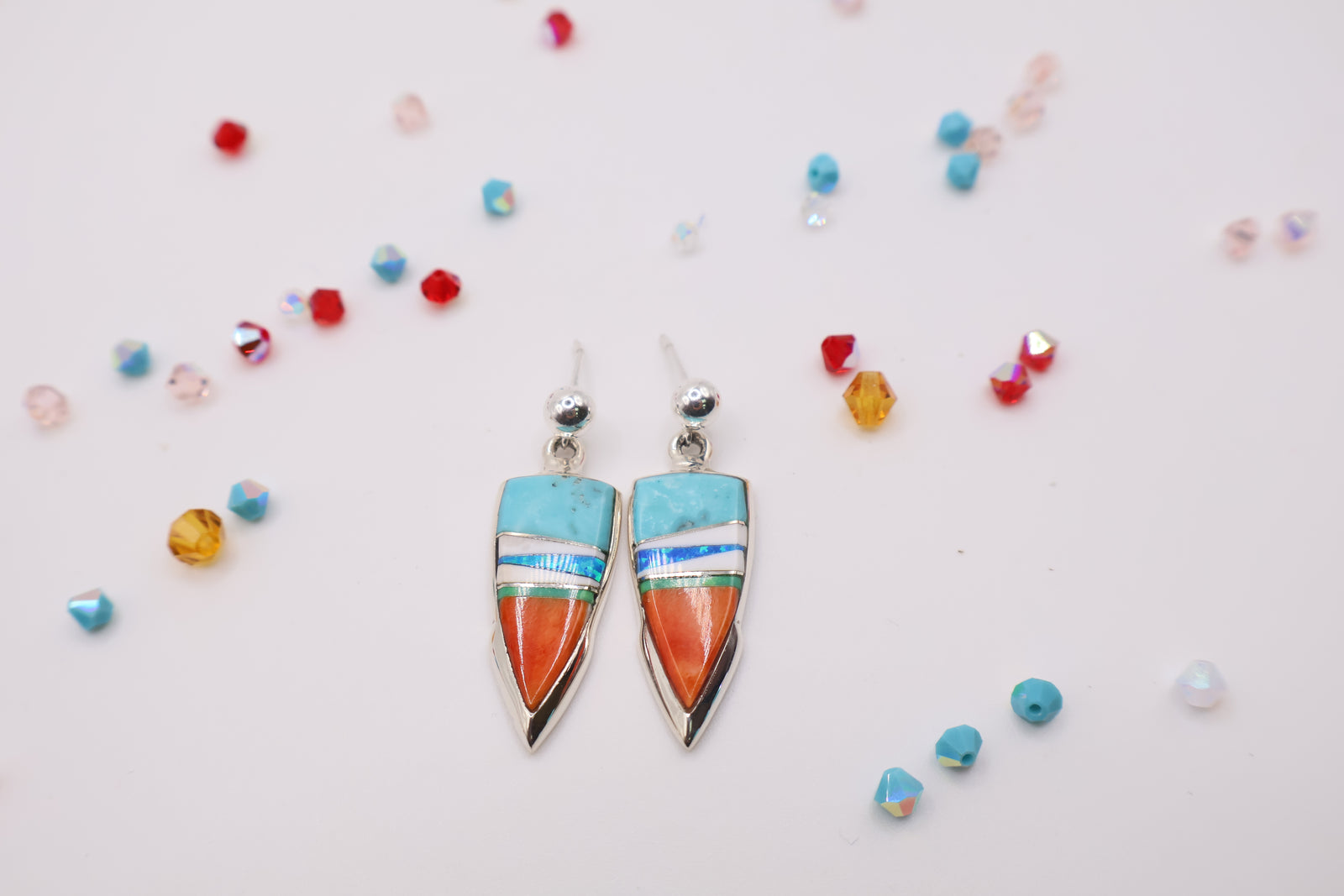 Genuine Native American earrings