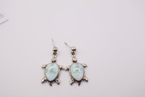 Turtle Genuine Native American Handcrafted Earrings