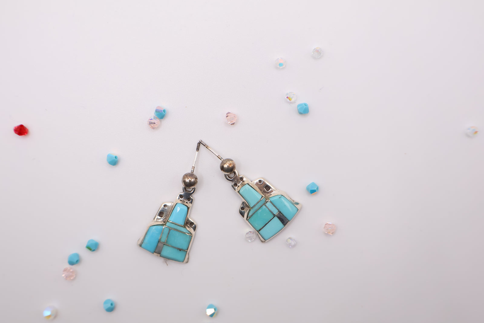 Pueblo House Native American Earrings