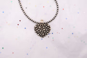 Navajo Sterling Silver Heart Necklace