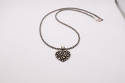 Navajo Sterling Silver Heart Necklace