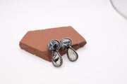 Sterling Silver white black