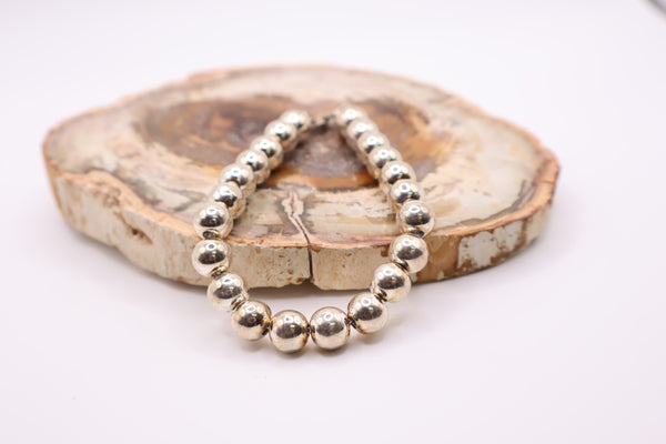 Sterling Silver Beaded Bracelet