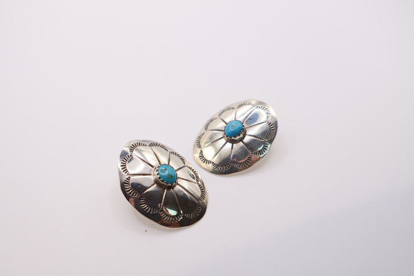 Genuine Indian handcrafted Sterling silver earrings