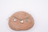 Sterling Silver Charm Bracelet