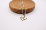 Sterling Silver Texas shaped Necklace