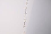 Cross Sterling Silver Charm Bracelet