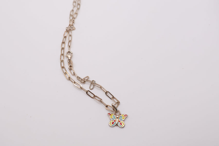 Sterling Silver Butterfly Necklace