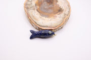 lapis lazuli fish charms