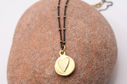 Puffy Heart Sterling Silver Necklace