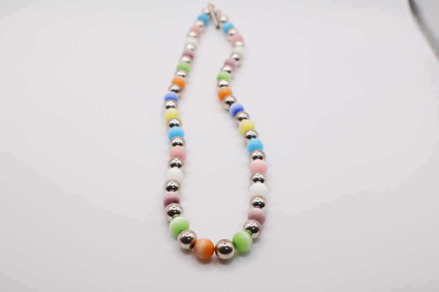 Sterling Silver Cat’s Eye Necklace