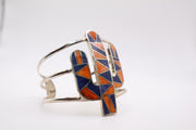 Lapis Lazuli Spiney Oyster .950 Silver