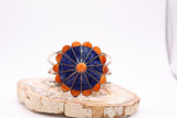Lapis Lazuli Spiney Oyster .950 Silver