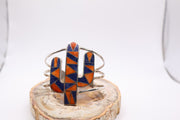 Lapis Lazuli Spiney Oyster .950 Silver