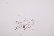 Sterling Silver Star Pink Cat’s-Eye Earrings