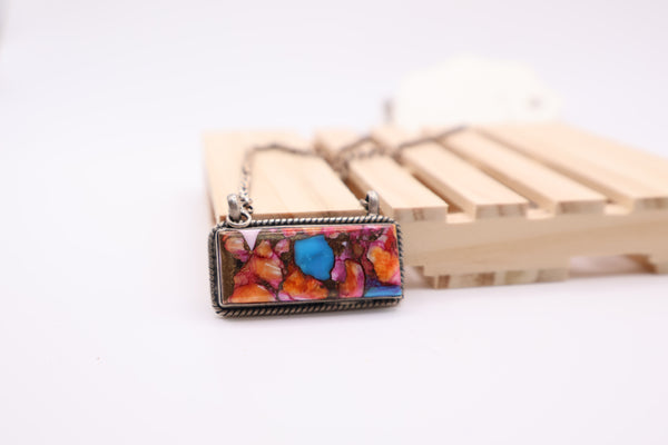 Sterling Silver Turquoise Necklace
